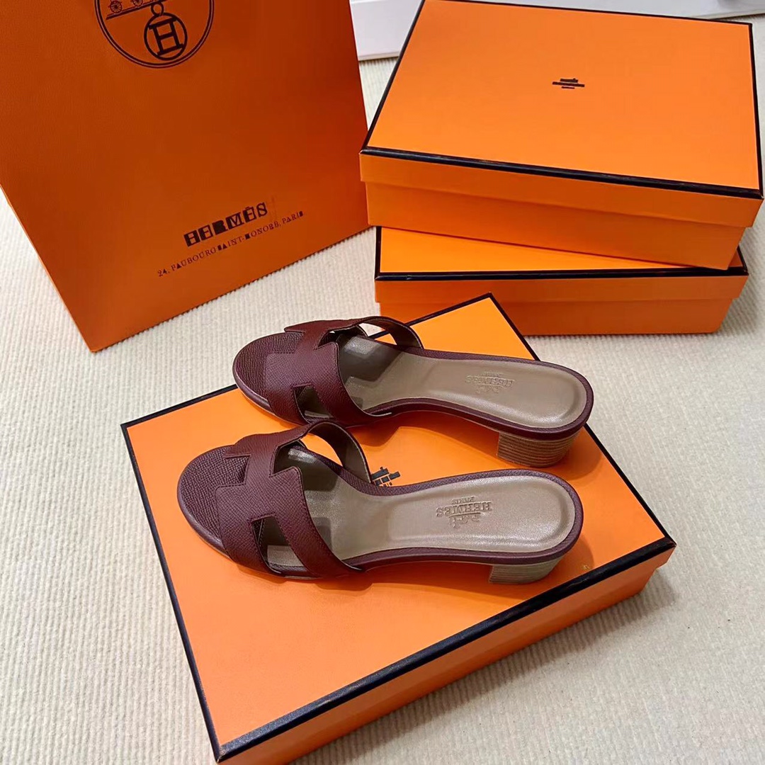 에르메스 올수공 오아시스 슬리퍼 샌들 앱송 22